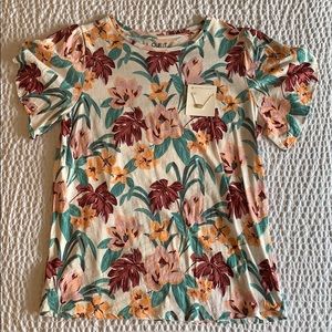 LOFT vintage Soft Floral Blouse size L